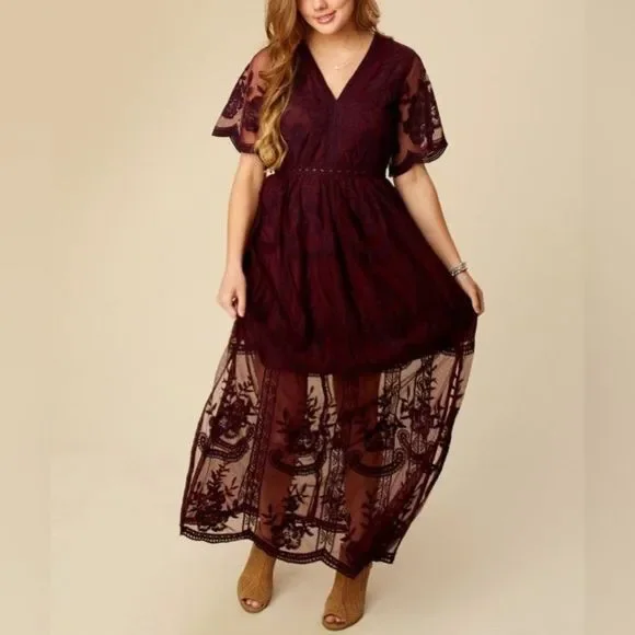 Altar'd State | Dresses | Altardstatemarionette Winetasting Maroon Purple Lace Maxi Dress In Size S | Poshmark Altar'd State | Dresses | Altardstatemarionette Winetasting Maroon Purple Lace Maxi Dress In Size S | Poshmark